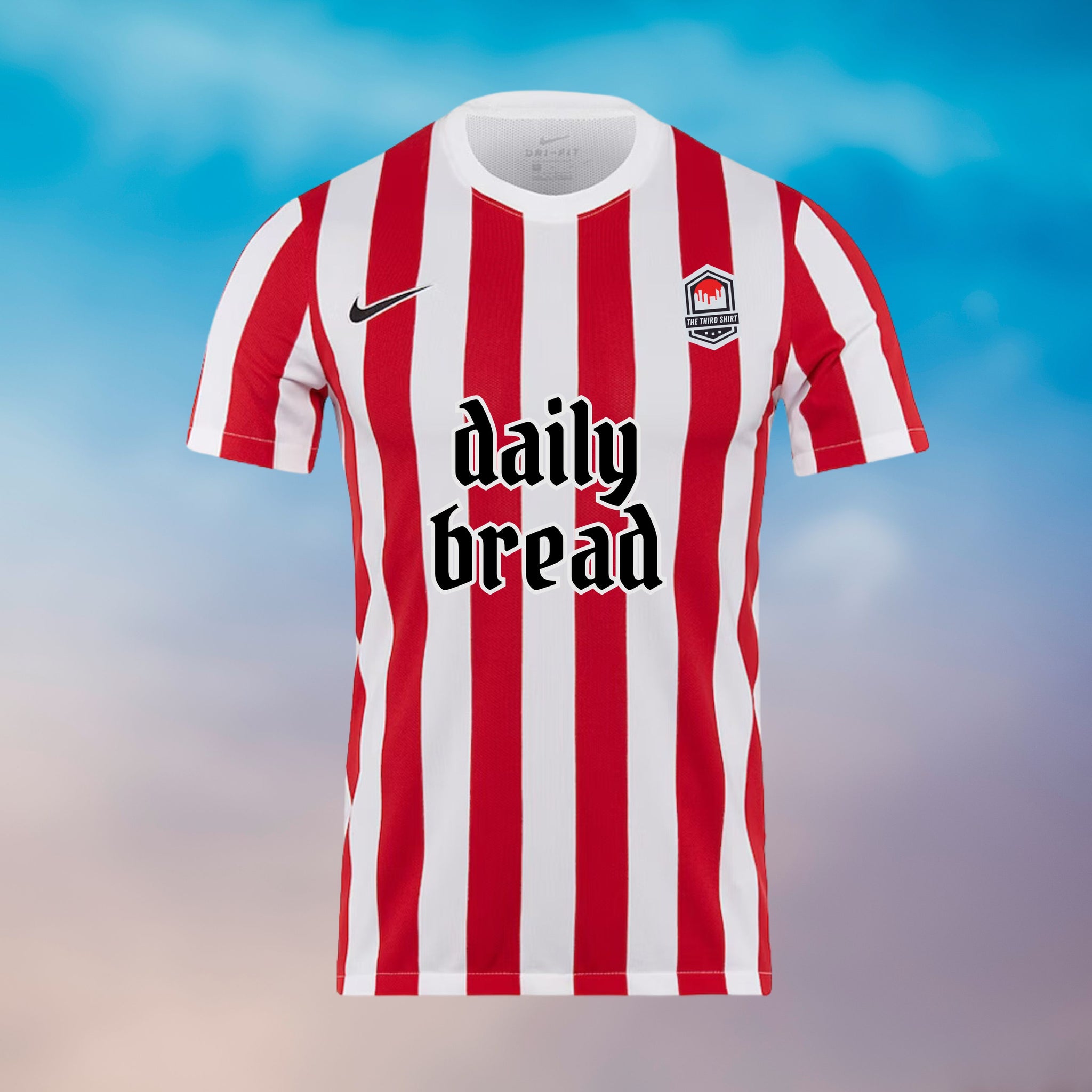 Daily Bread - Red/White - Nike Dri-FIT Striped Division Shirt