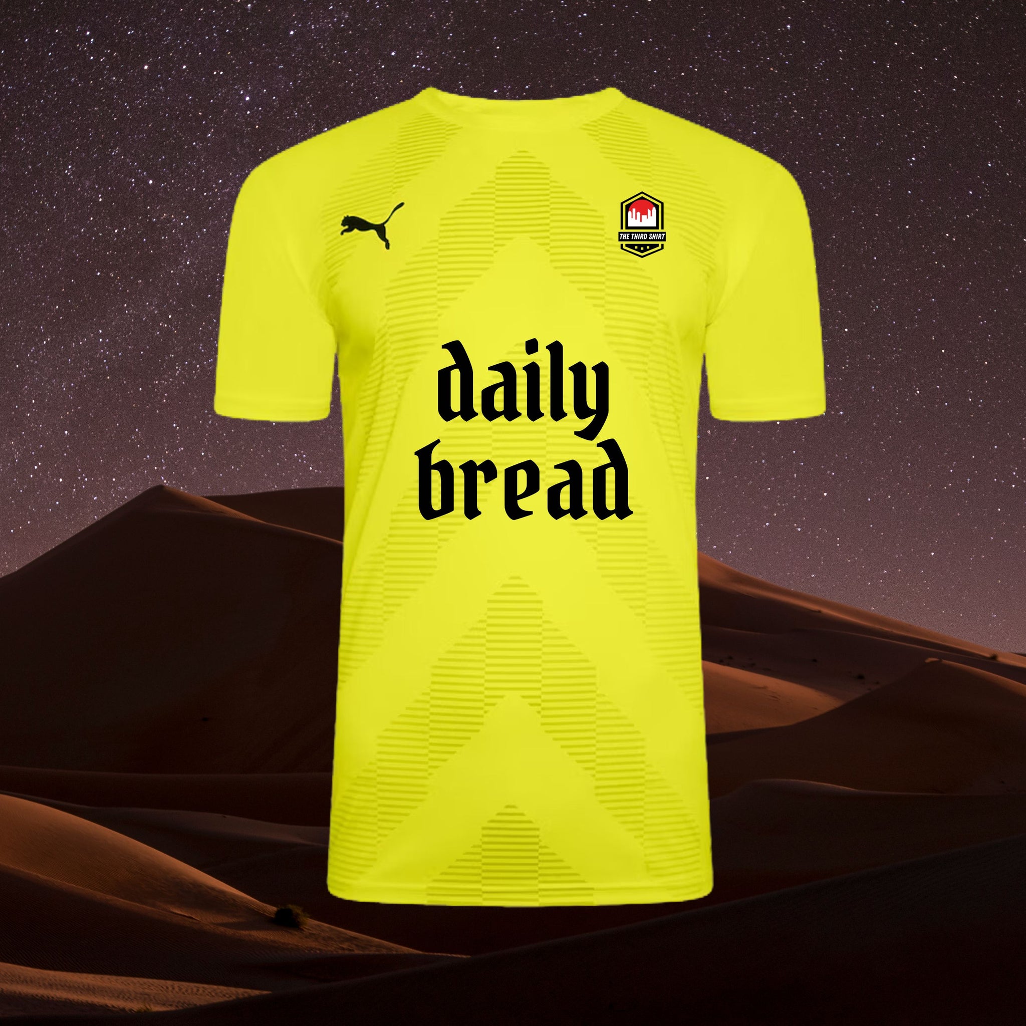 Daily Bread - Yellow - Puma Team Shirt